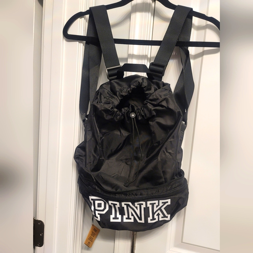Pink convertible backpack fanny pack